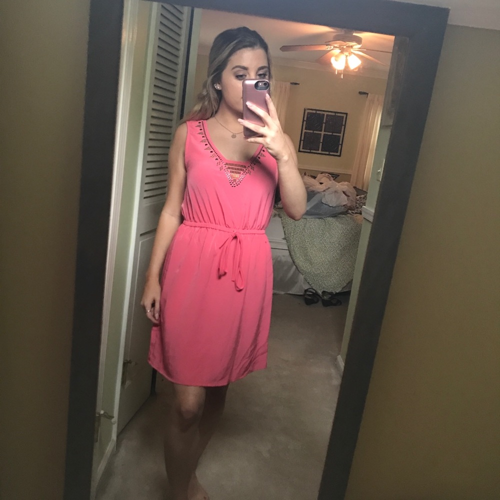cute pink summer dress